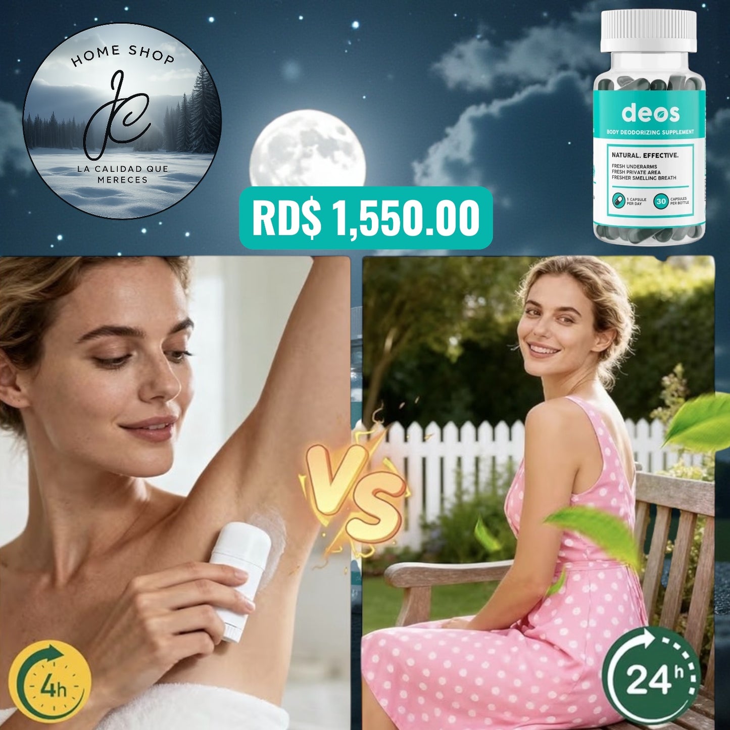 DESODORANTE CORPORAL EN CÁPSULAS DEOS