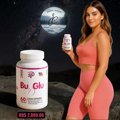 🌸BU-GLU REFUERZA BUSTO Y GLÚTEO X 60 CÁPSULAS🌸
