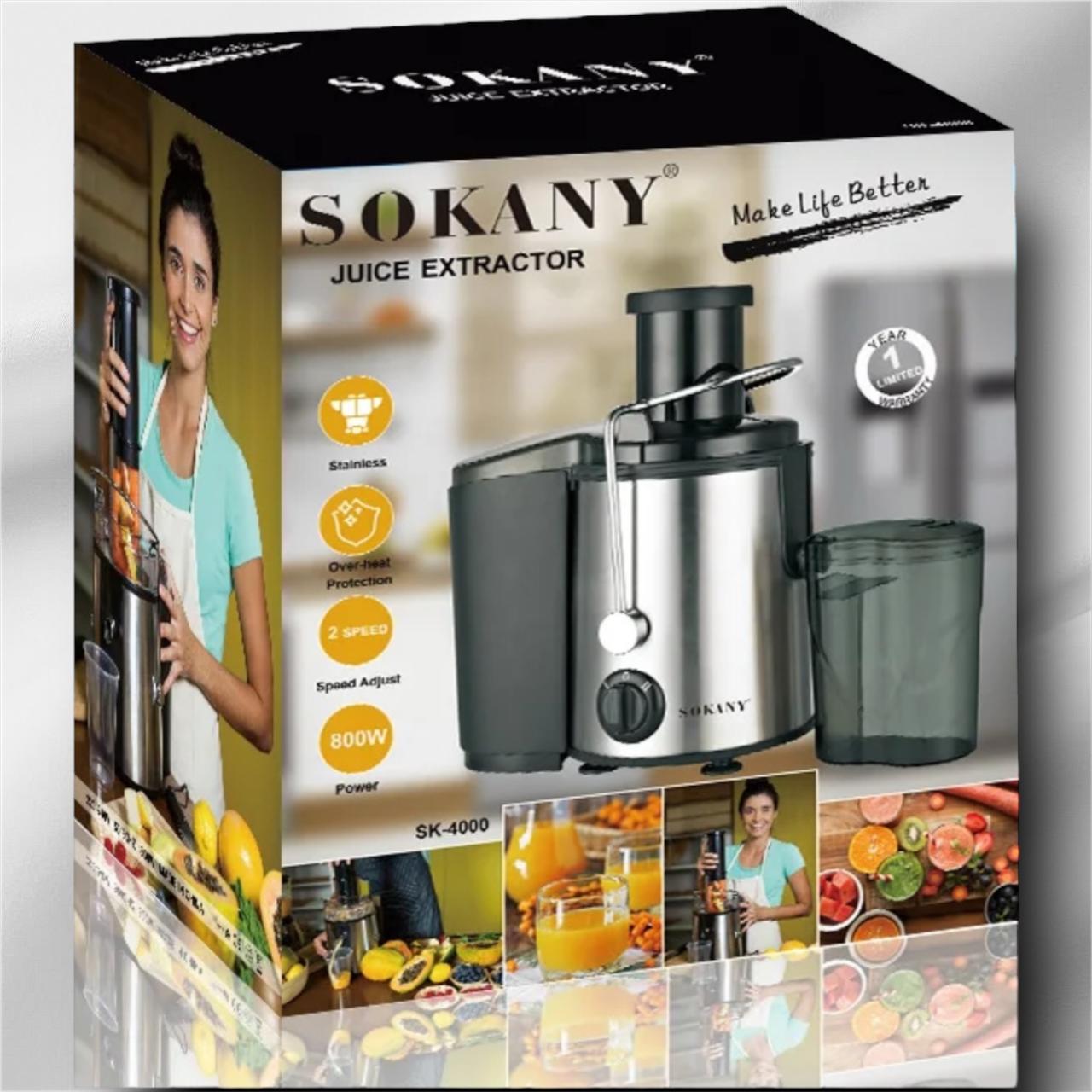 EXTRACTOR DE JUGO SOKANY SK-4000