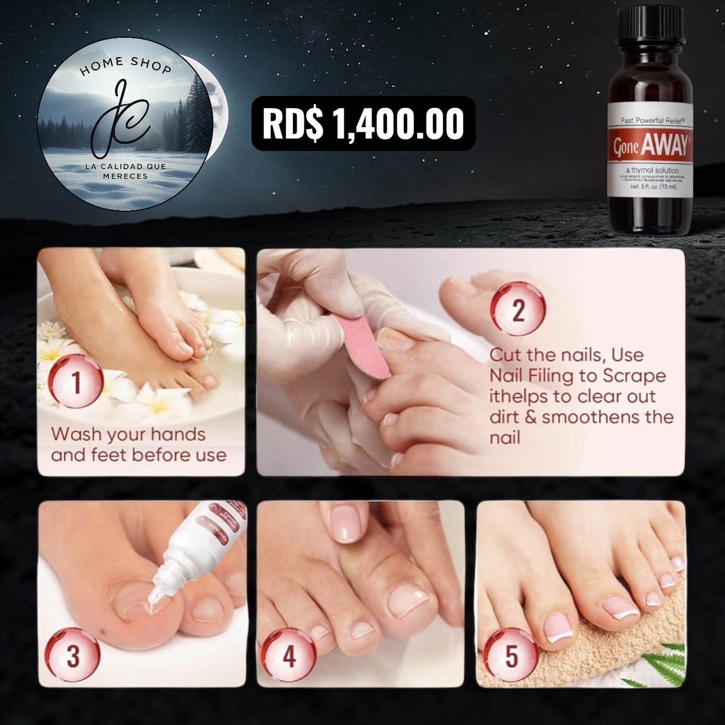 GOTERO PARA HONGOS EN LAS UÑAS
