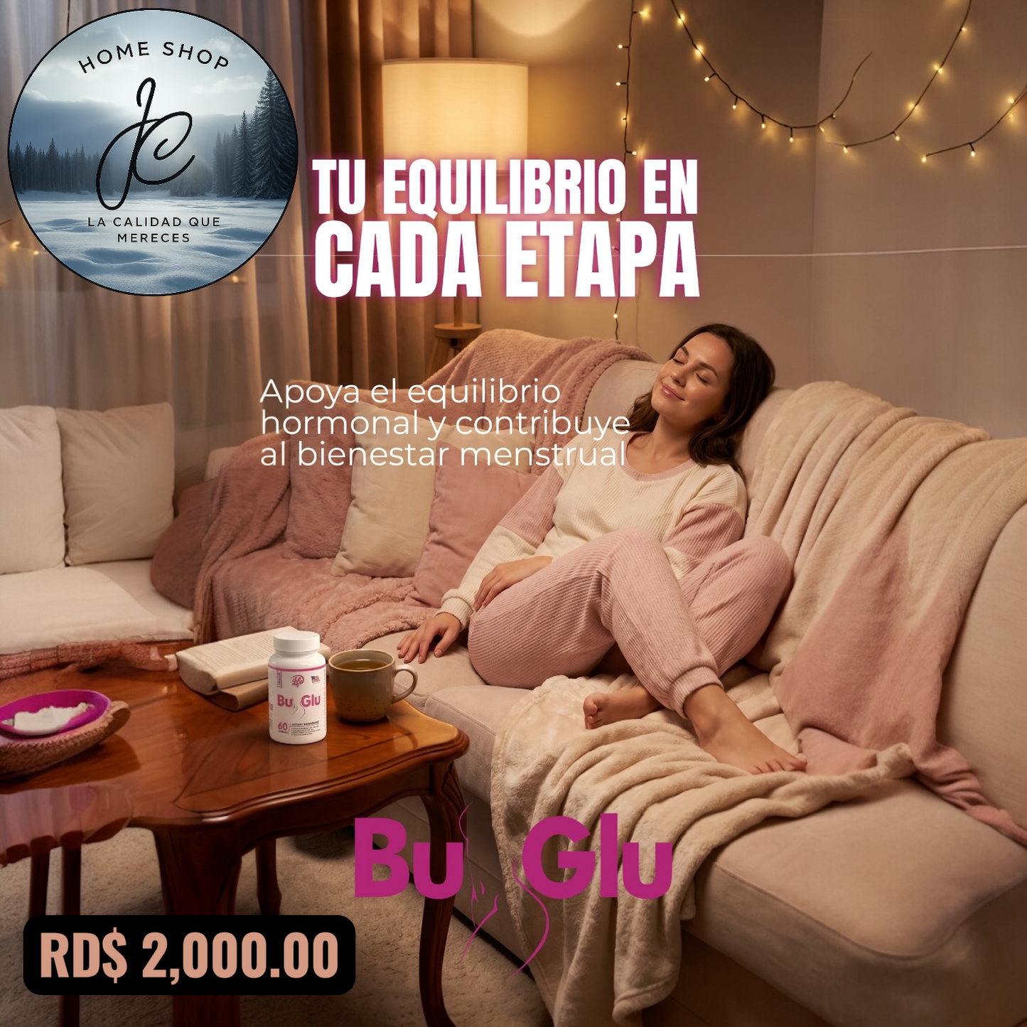 🌸BU-GLU REFUERZA BUSTO Y GLÚTEO X 60 CÁPSULAS🌸