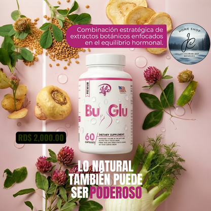 🌸BU-GLU REFUERZA BUSTO Y GLÚTEO X 60 CÁPSULAS🌸
