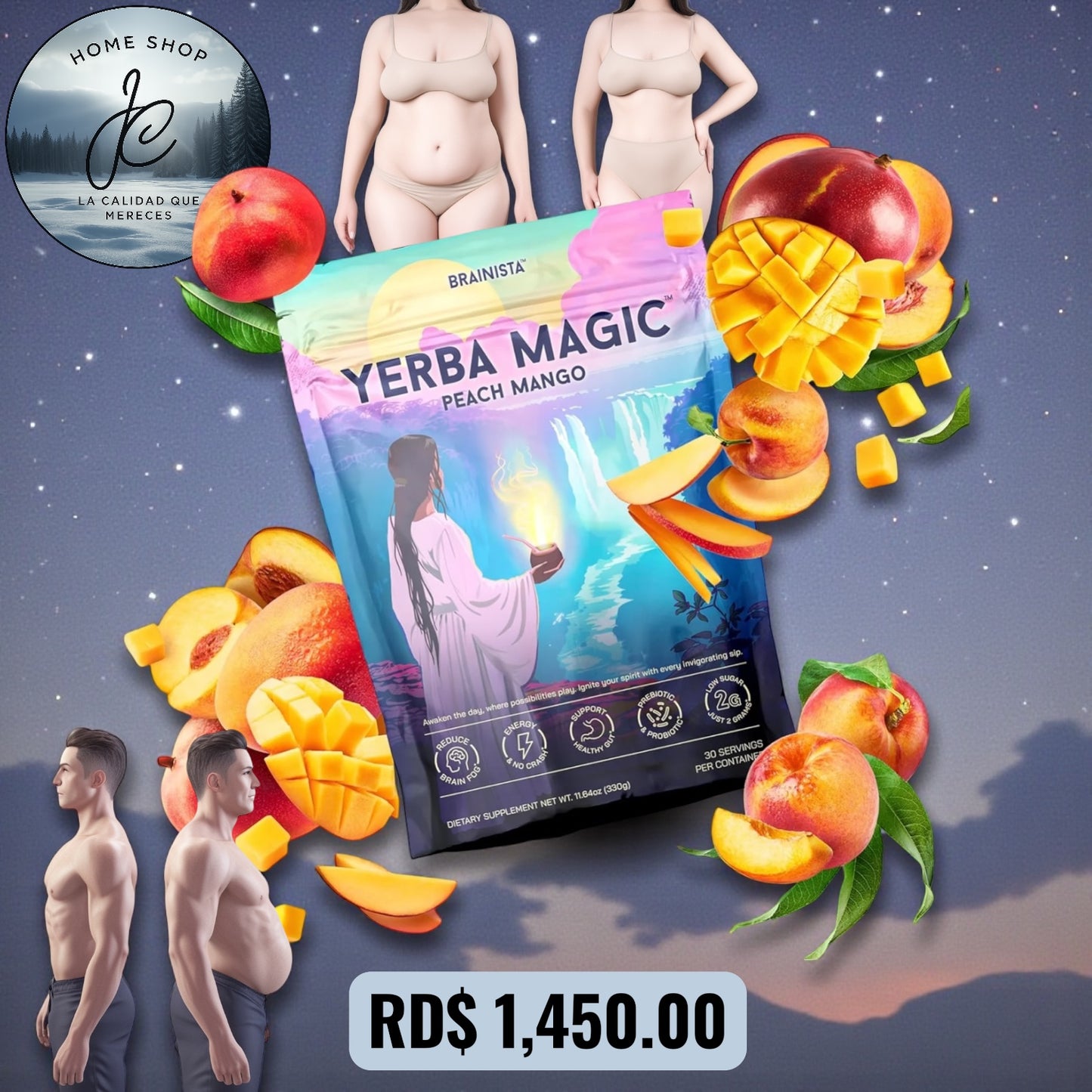 YERBAMAGIC TE DESINFLAMATORIO BAJAR DE PESO.