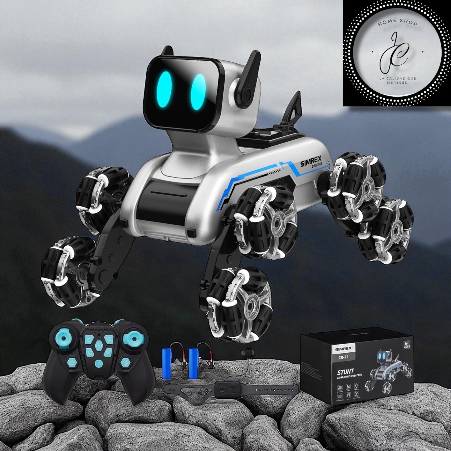 PERRO ROBOT DE ACROBACIAS