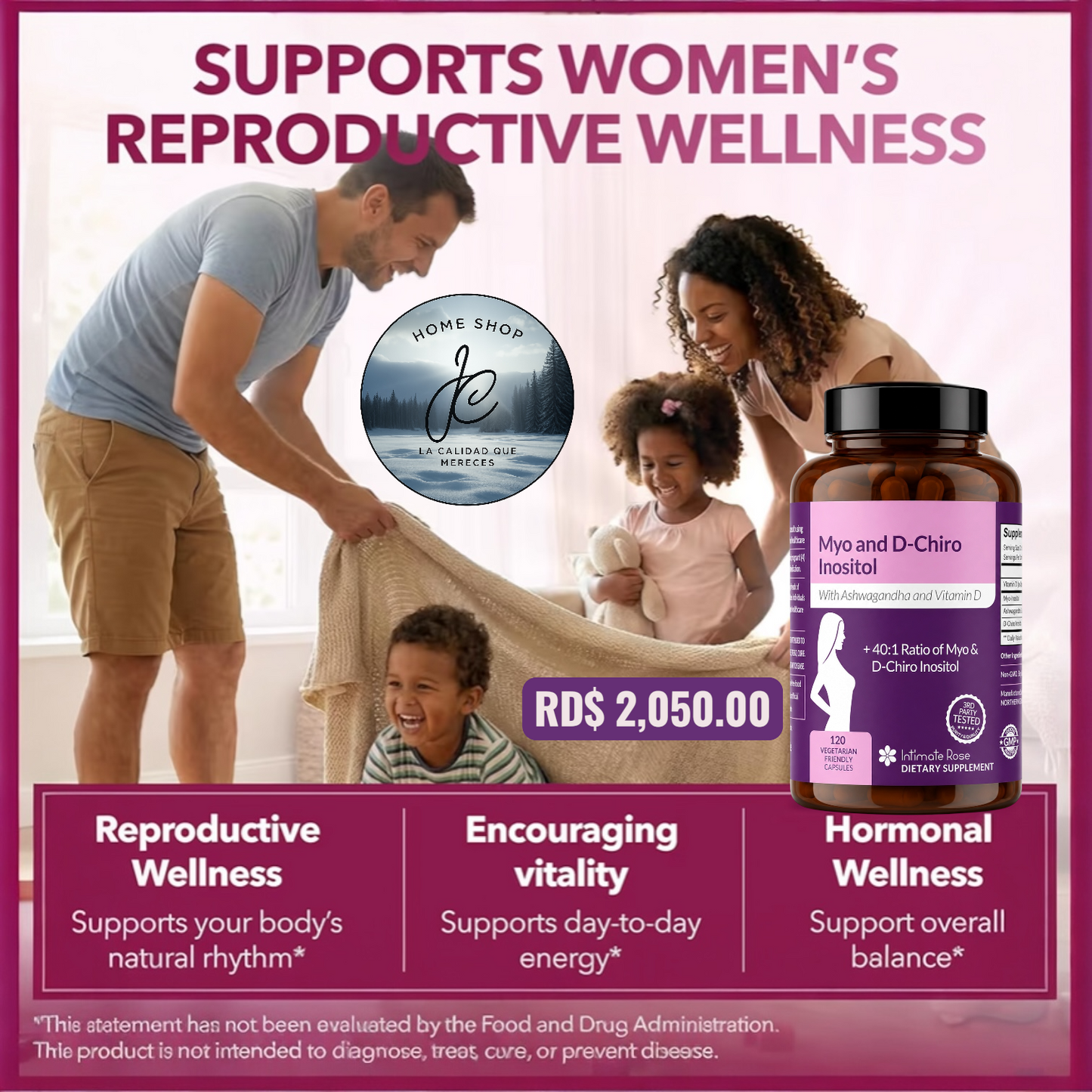 MYO-INOSITOL, SALUD REPRODUCTIVA, MENOPAUSIA, MUJER, CONTROL DE PESO