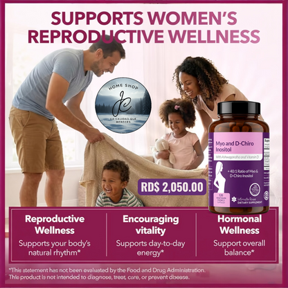 MYO-INOSITOL, SALUD REPRODUCTIVA, MENOPAUSIA, MUJER, CONTROL DE PESO