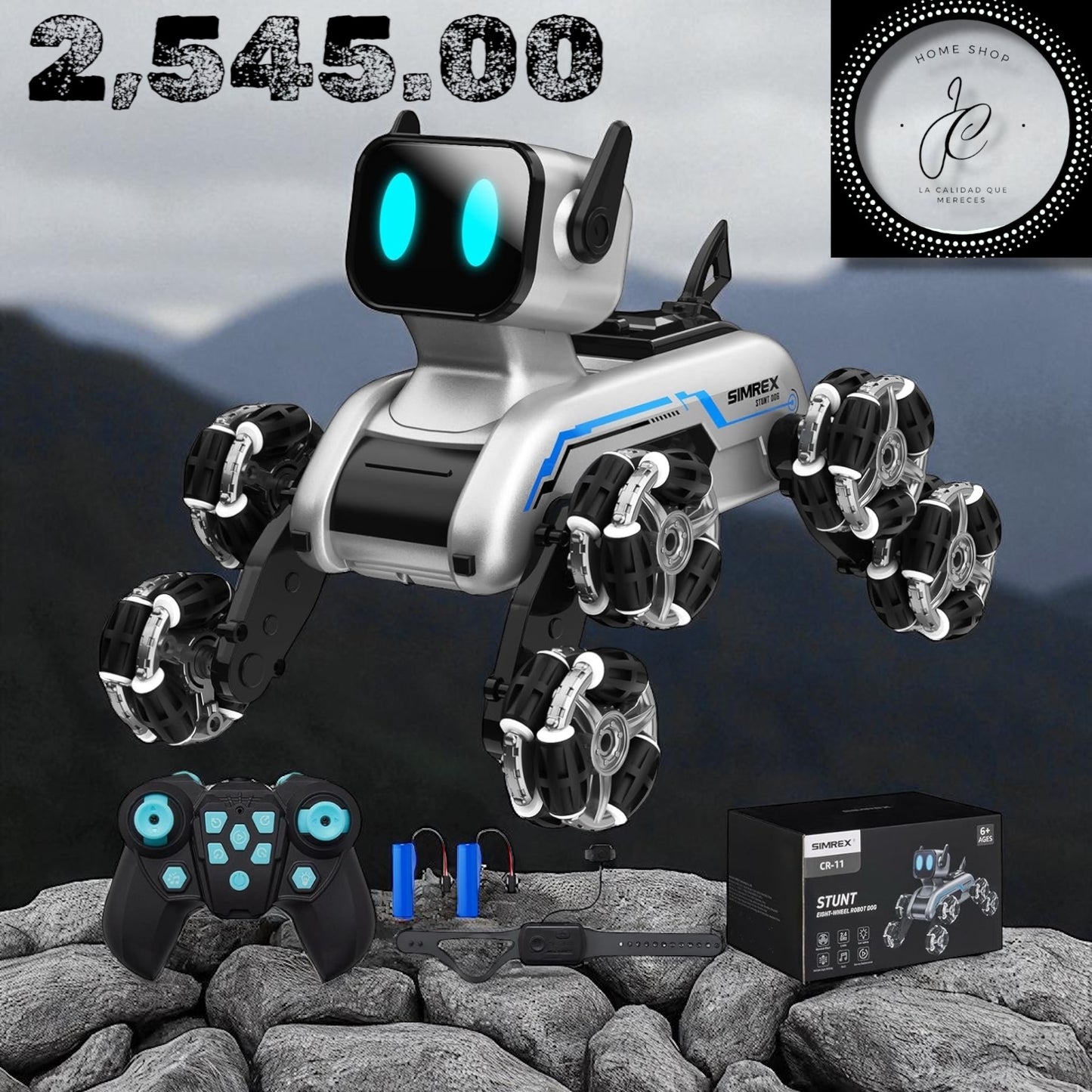 PERRO ROBOT DE ACROBACIAS