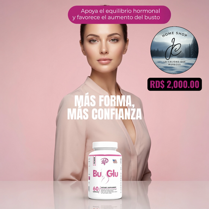 🌸BU-GLU REFUERZA BUSTO Y GLÚTEO X 60 CÁPSULAS🌸