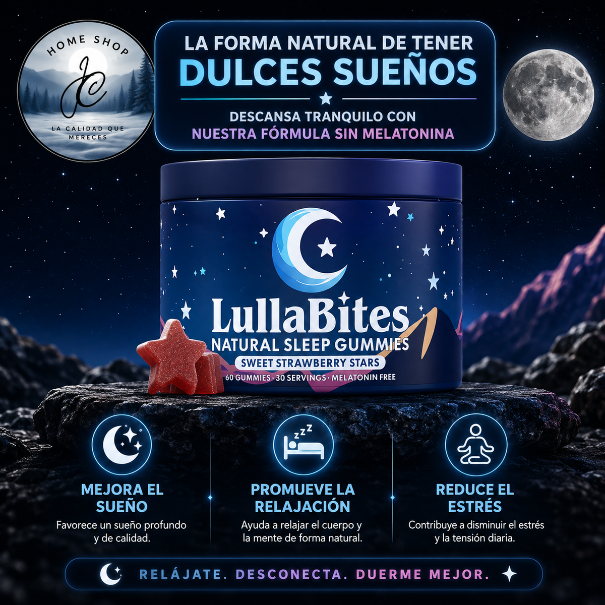 GOMITAS PARA DORMIR (LULLABITES ANTI-INSOMNIO SIN MELATONINA)