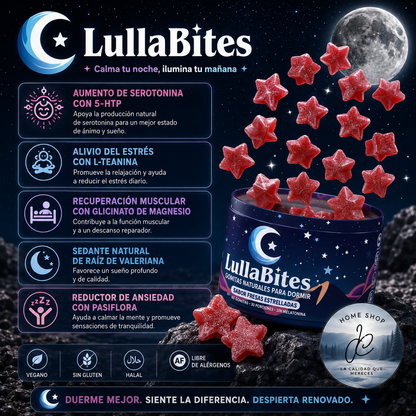 GOMITAS PARA DORMIR (LULLABITES ANTI-INSOMNIO SIN MELATONINA)