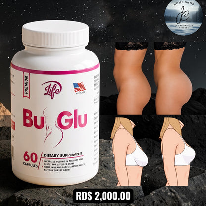 🌸BU-GLU REFUERZA BUSTO Y GLÚTEO X 60 CÁPSULAS🌸