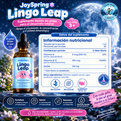 LINGOLEAP SOPORTE PARA LA SALUD COGNITIVA EN NIÑOS (30 ML)