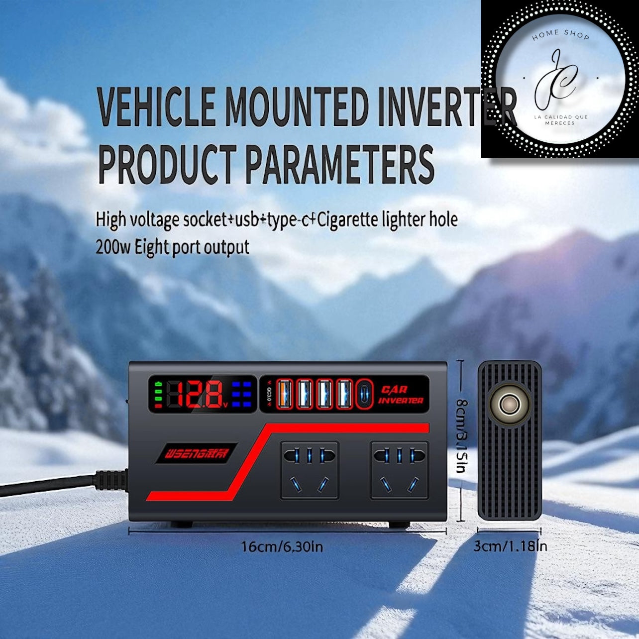CARGADOR UNIVERSAL PARA VEHÍCULOS INVERTER