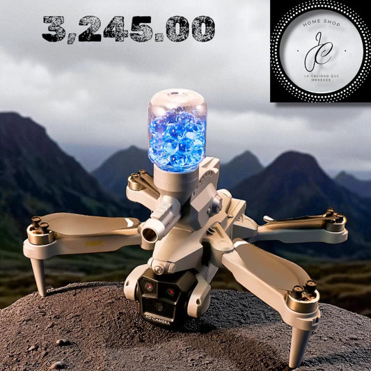 DRON K11 CON CÁMARA HD + LANZADOR DE ESFERAS DE GEL