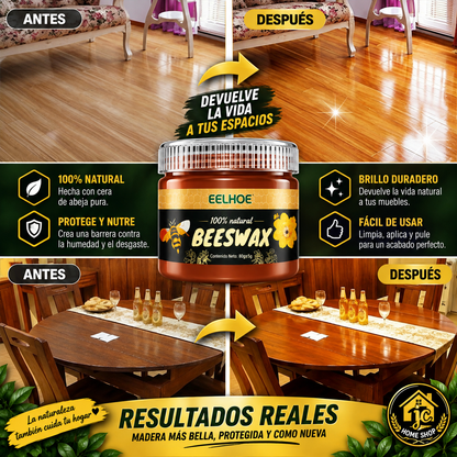 2X1 CERA BEESWAX MUEBLE BRILLO, REVIVIDOR MADERA (ROBLE)