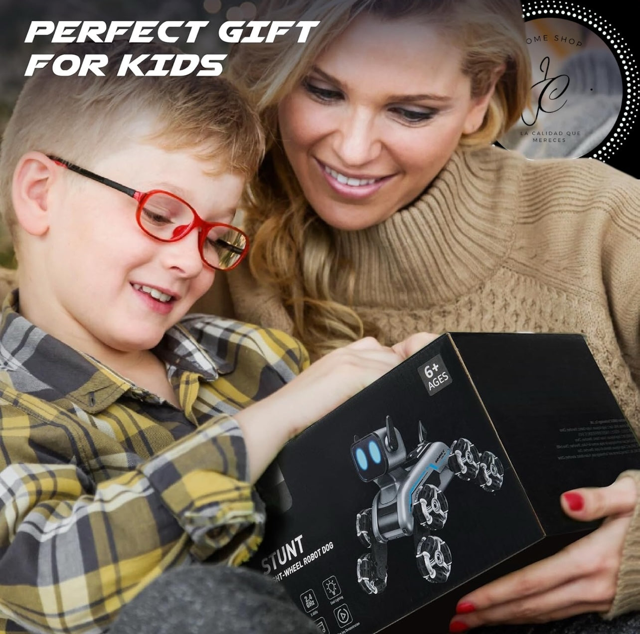 PERRO ROBOT DE ACROBACIAS