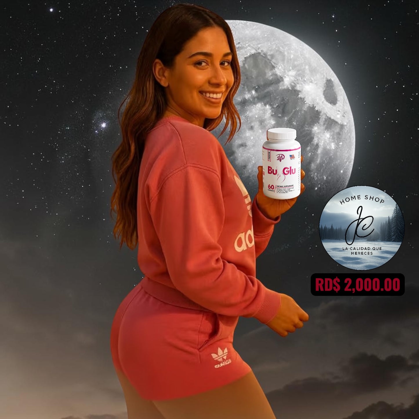 🌸BU-GLU REFUERZA BUSTO Y GLÚTEO X 60 CÁPSULAS🌸