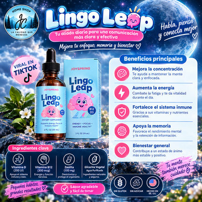 LINGOLEAP SOPORTE PARA LA SALUD COGNITIVA EN NIÑOS (30 ML)