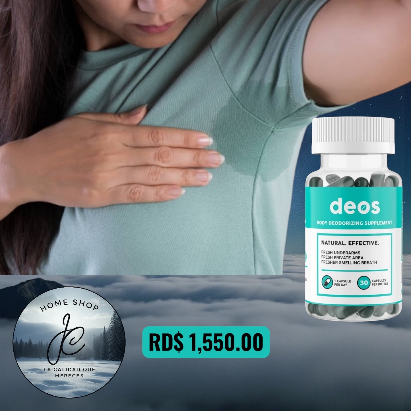 DESODORANTE CORPORAL EN CÁPSULAS DEOS