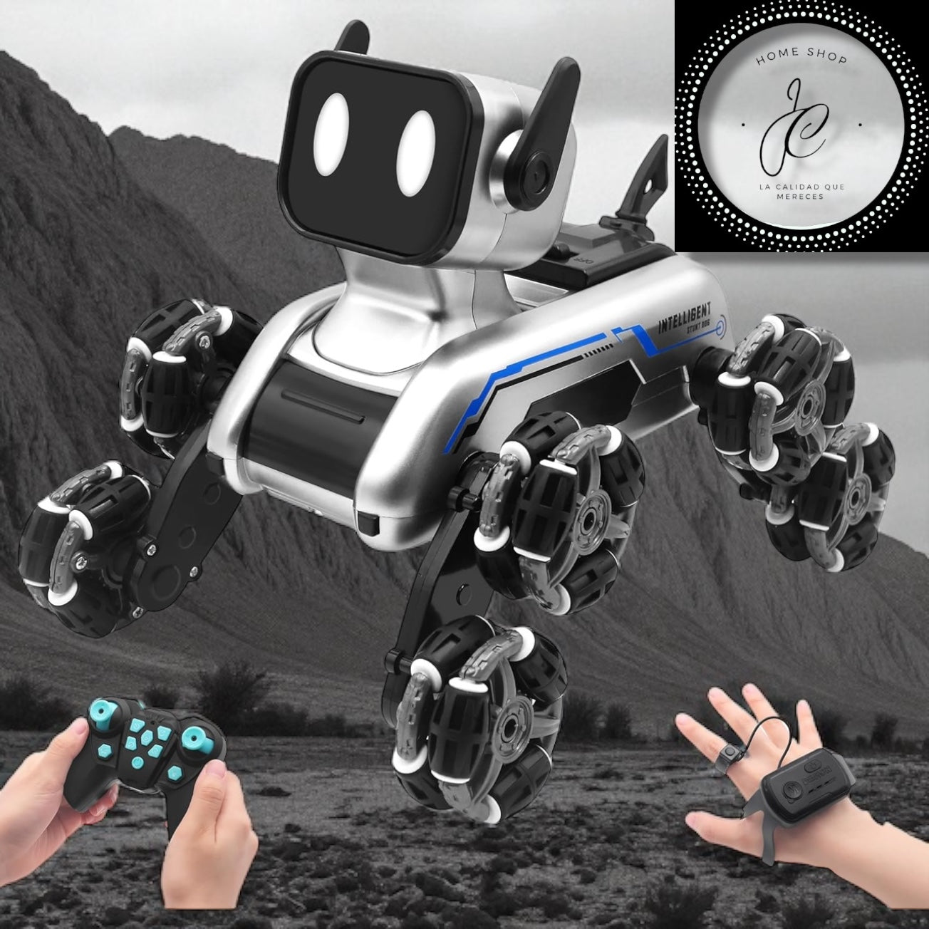 PERRO ROBOT DE ACROBACIAS