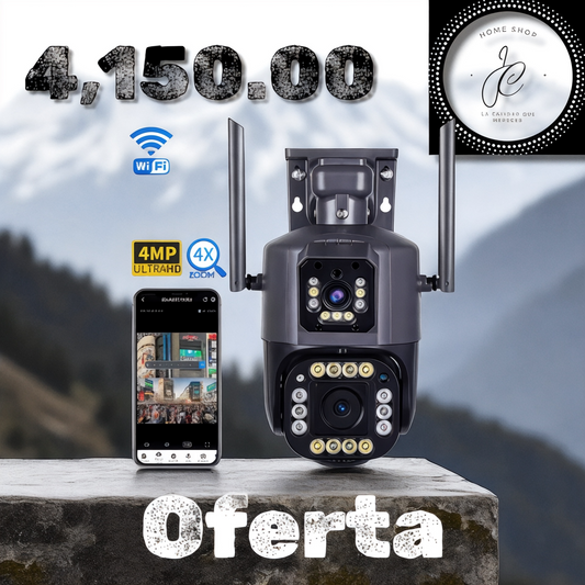 CÁMARA WIFI PARA EXTERIORES REGIS IPC360 4K 8MP