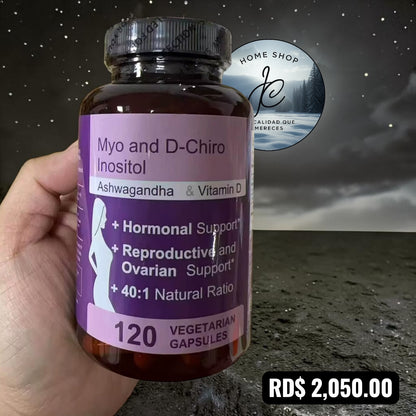 MYO-INOSITOL, SALUD REPRODUCTIVA, MENOPAUSIA, MUJER, CONTROL DE PESO