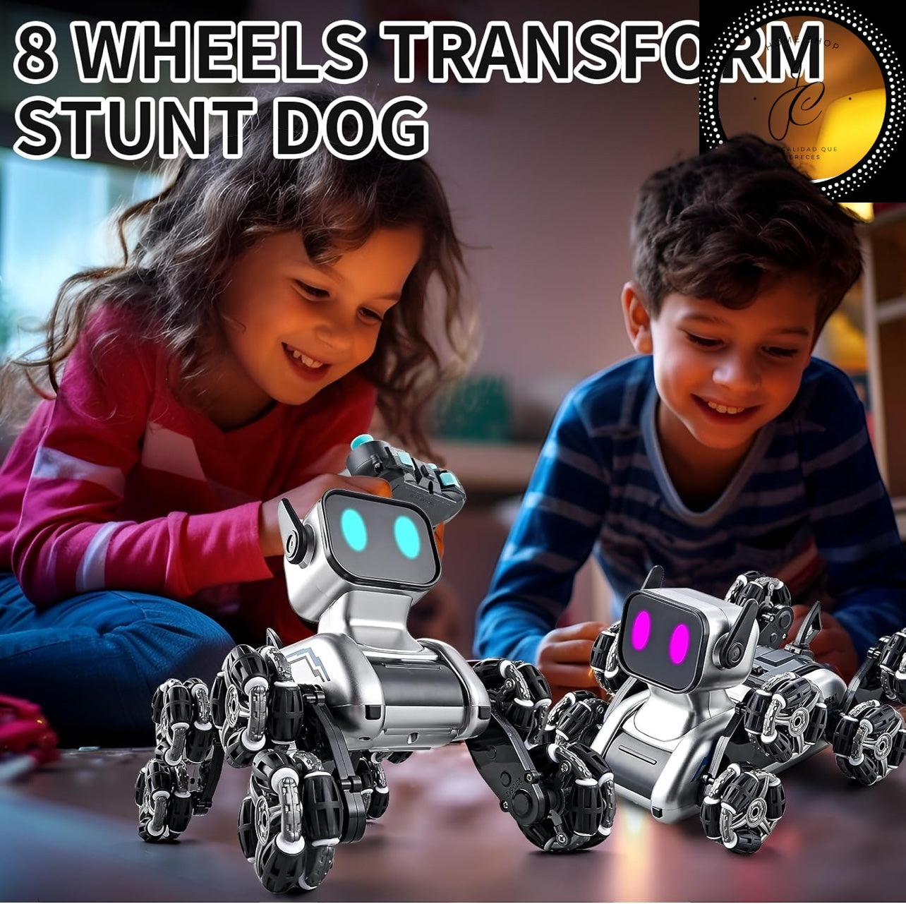 PERRO ROBOT DE ACROBACIAS