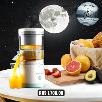 EXPRIMIDOR DE JUGO RECARGABLE