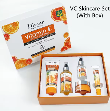 KIT DE CUIDADO DE LA PIEL CON ACIDO HIALURONICO Y VITAMINA C (JABON, TONICO Y CREMA)