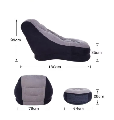 SILLON Y REPOSAPIÉS INFLABLE INTEX