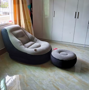 SILLON Y REPOSAPIÉS INFLABLE INTEX