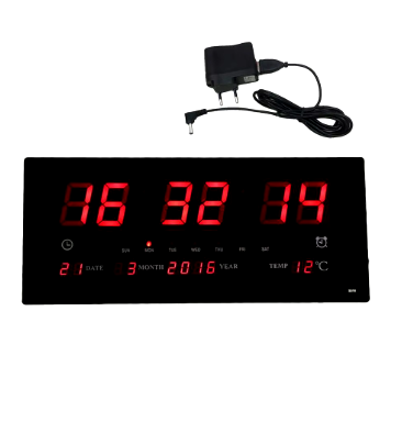 RELOJ LED DIGITAL CALENDARIO DE PARED