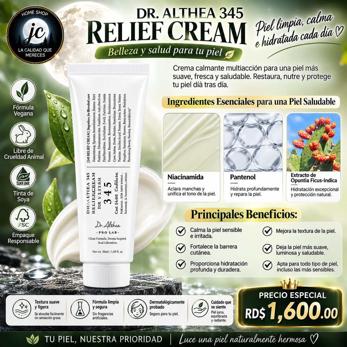 DR. ALTHEA CREMA DE ALIVIO 345