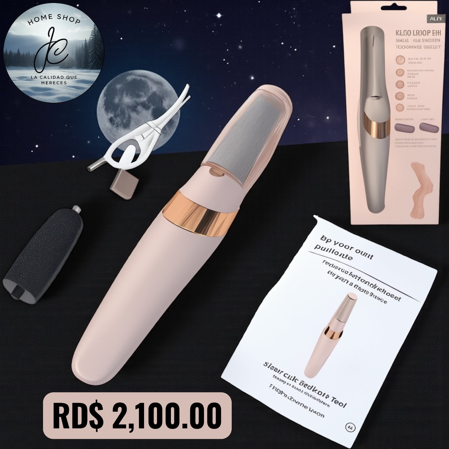 REMOVEDOR DE CALLOS ELÉCTRICOS V2