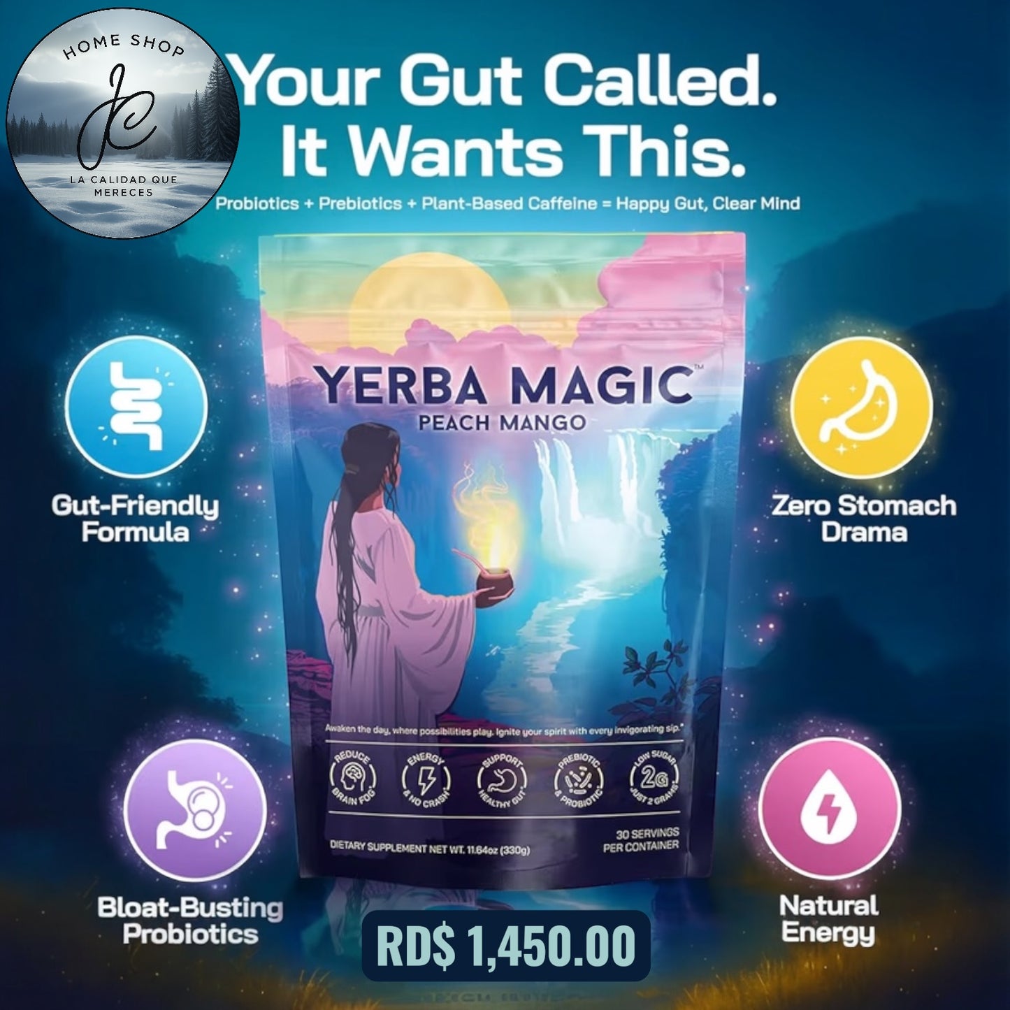 YERBAMAGIC TE DESINFLAMATORIO BAJAR DE PESO.