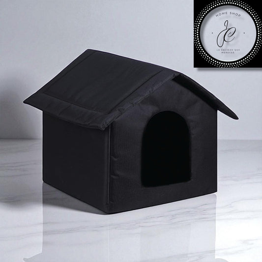 CASA DE TELA IMPERMEABLE PARA MASCOTAS