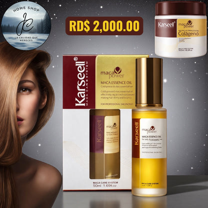 MÁSCARA KARSEEL + ACEITE KARSEEL