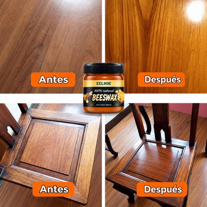 2X1 CERA BEESWAX MUEBLE BRILLO, REVIVIDOR MADERA (ROBLE)