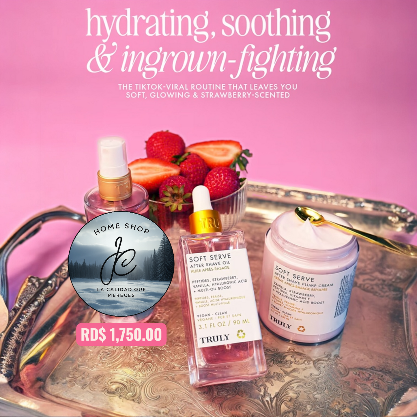 2 X 1: TRULY CREMA + TRULY SERUM FRESA