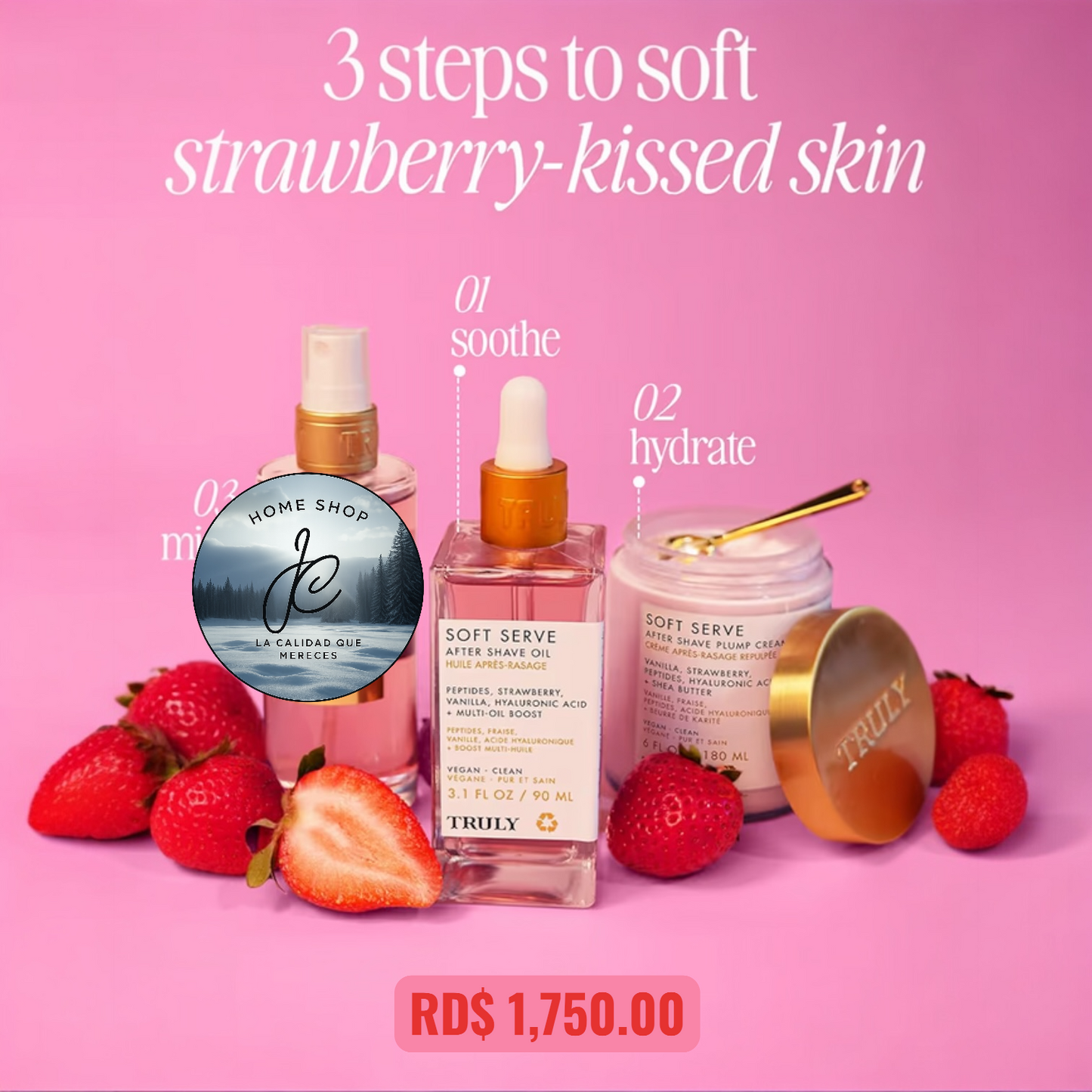 2 X 1: TRULY CREMA + TRULY SERUM FRESA