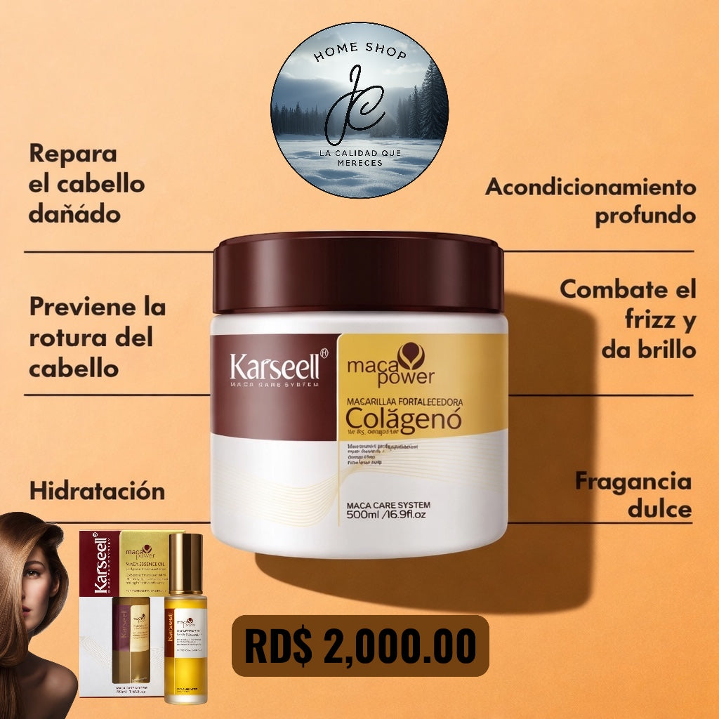 MÁSCARA KARSEEL + ACEITE KARSEEL
