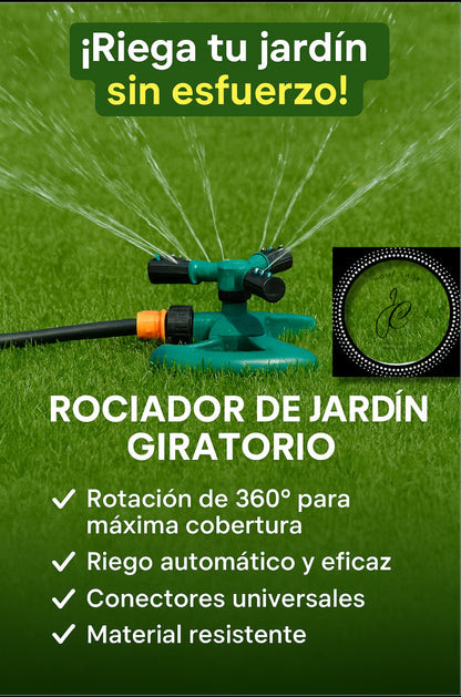 ROCIADOR DE JARDÍN GIRATORIO