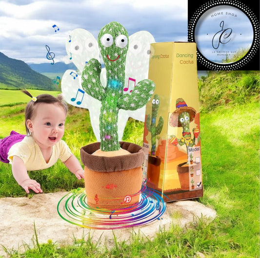 CACTUS BAILARIN DOBLE CON ACCESORIOS