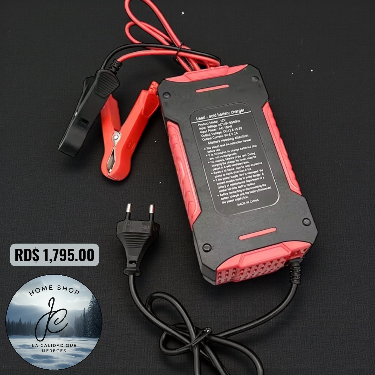 JUMPER CARGADOR DE BATERÍA INTELIGENTE 12 V