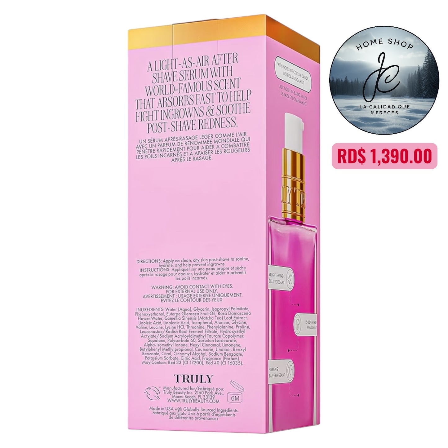 TRULY SOFT SERVE AFTER SHAVE OIL