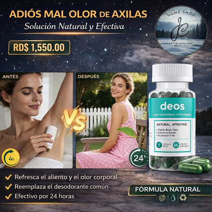 DESODORANTE CORPORAL EN CÁPSULAS DEOS