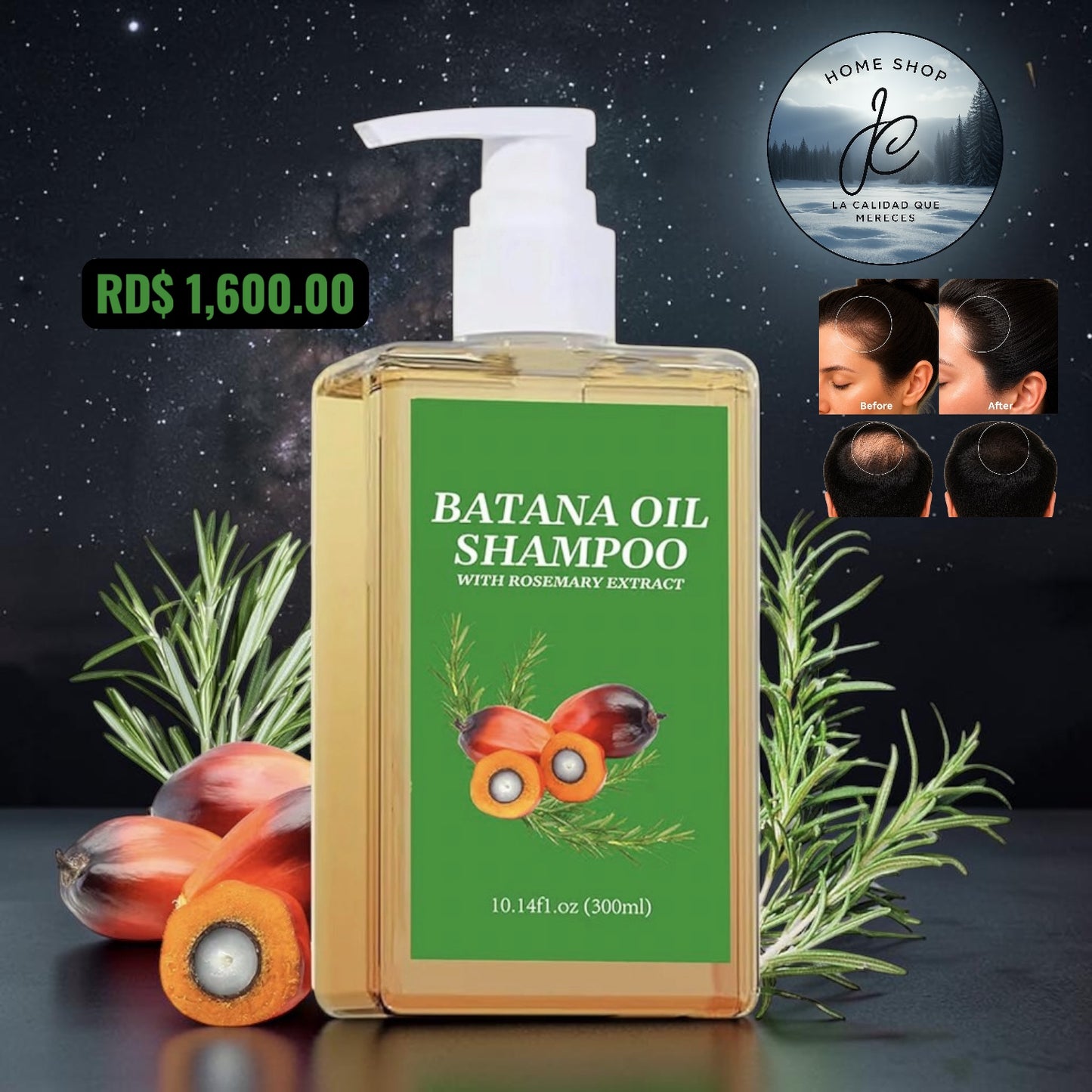 SHAMPOO DE ACEITE BATANA 10.14 FL OZ