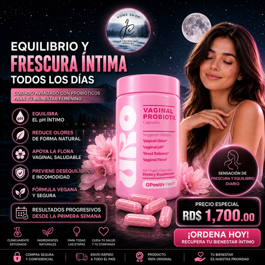 URO VAGINAL PROBIOTICS PARA LA SALUD VAGINAL DE LAS MUJERES, EQUILIBRIO DEL PH.