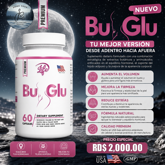 🌸BU-GLU REFUERZA BUSTO Y GLÚTEO X 60 CÁPSULAS🌸
