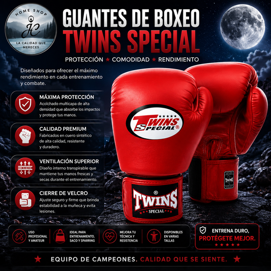GUANTES BOXEO TWINS 12 OZ